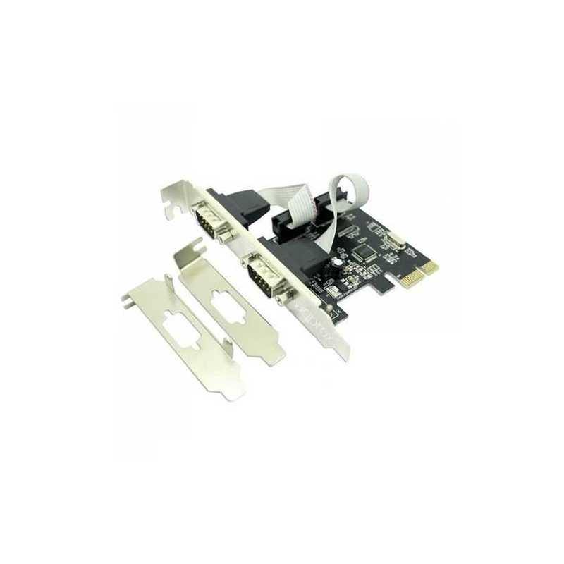 Approx (APPPCIE2S) 2-Port Serial Card, PCI Express, Low Profile Bracket