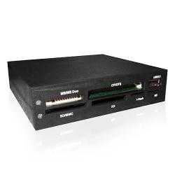 Dynamode (USB-ALL-INT) Internal Card Reader, 3.5", 5 Slot with USB2 Port, Black