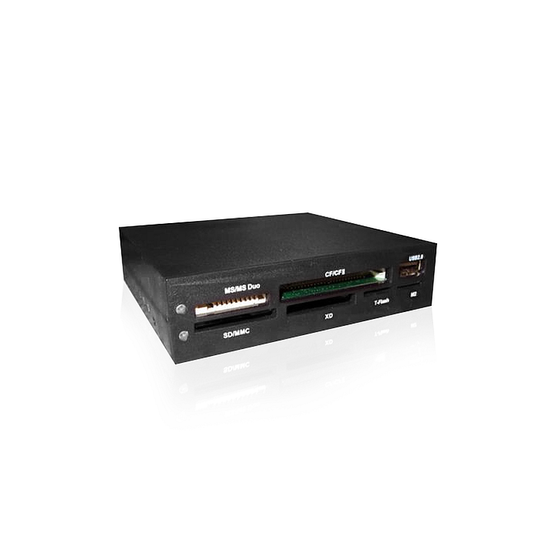 Dynamode (USB-ALL-INT) Internal Card Reader, 3.5", 5 Slot with USB2 Port, Black