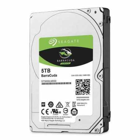 Seagate 2.5", 5TB, SATA3, BarraCuda Hard Drive, 5400RPM, 128MB Cache, 15mm