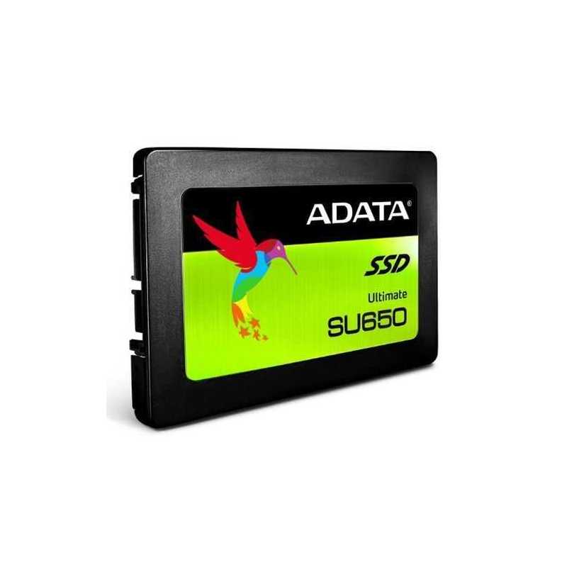 ADATA 480GB Ultimate SU650 SSD, 2.5", SATA3, 7mm (2.5mm Spacer), 3D NAND, R/W 520/450 MB/s, 75K IOPS