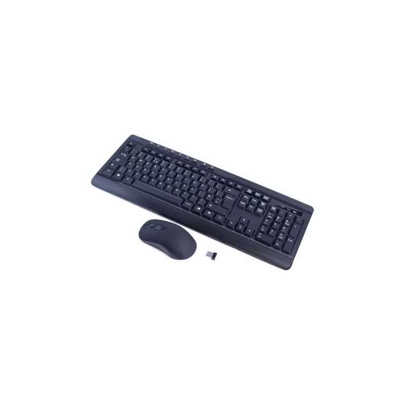 Sumvision Paradox VI Wireless Keyboard and Mouse Desktop Kit, Multimedia, Black, Retail