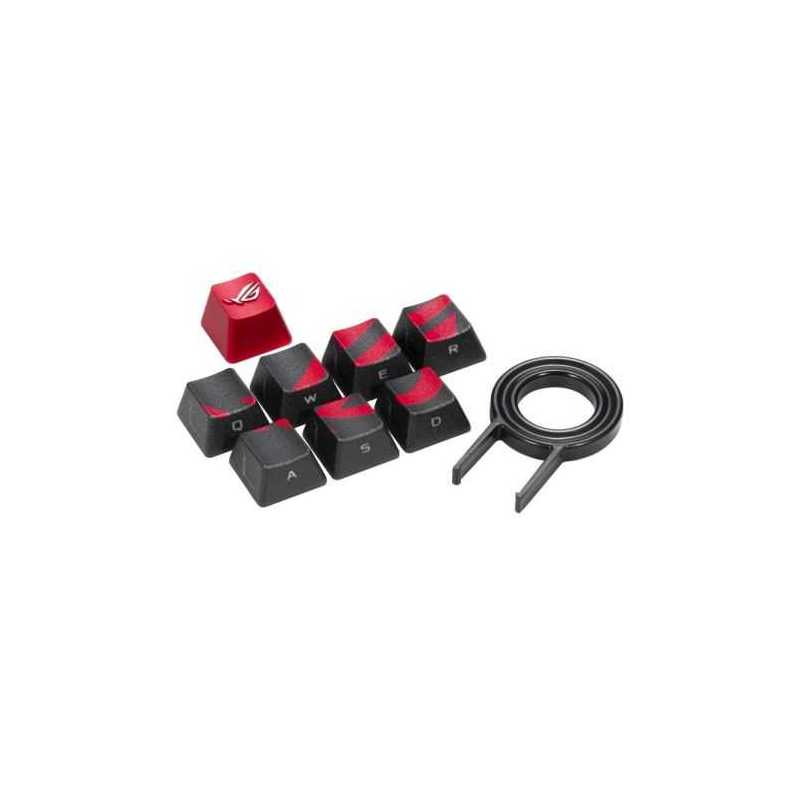 Asus AC02 ROG Gaming Keycap Set with Textured Side-lit FPS/MOBA Keys, Metallic Keycap