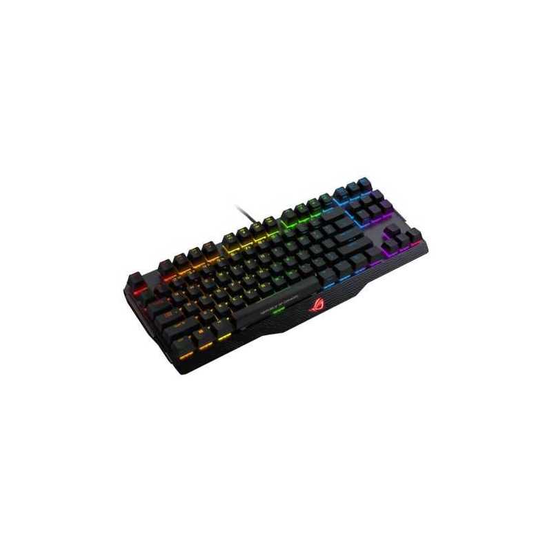 Asus ROG CLAYMORE CORE Mechanical Gaming Keyboard, Red Cherry MX RGB, Fully Programmable Keys, Macro, Aura Sync, No Numpad