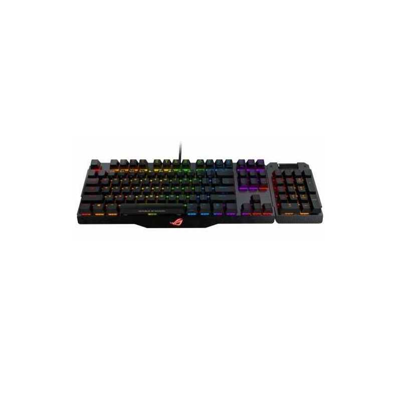 Asus ROG CLAYMORE Mechanical Gaming Keyboard, Blue Cherry MX RGB, Fully Programmable Keys, Aura Sync, Detachable Numpad