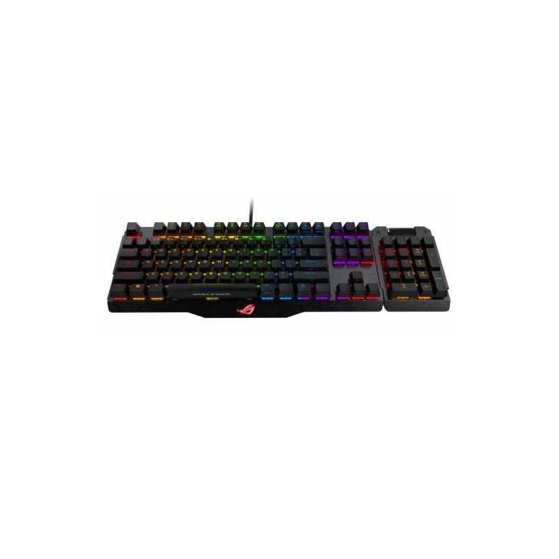 Asus ROG CLAYMORE Mechanical Gaming Keyboard, Red Cherry MX RGB, Fully Programmable Keys, Aura Sync, Detachable Numpad