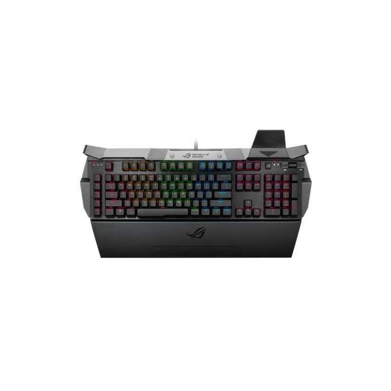 Asus ROG HORUS GK2000 RGB Mechanical Gaming Keyboard, Cherry MX Red, 100% Anti-ghosting, Aura Sync