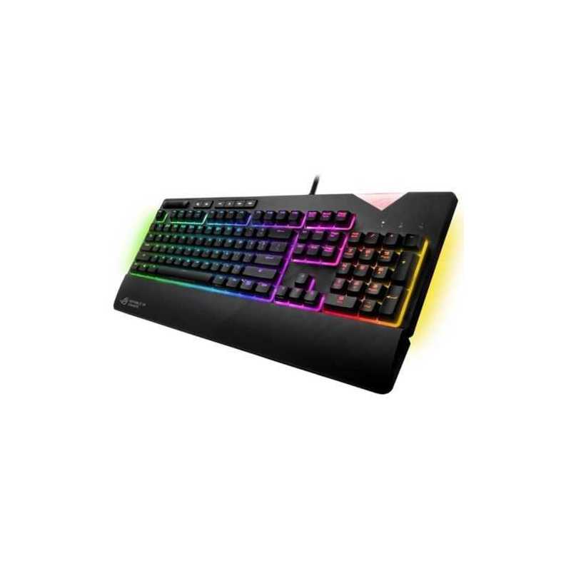 Asus ROG STRIX FLARE Mechanical RGB Gaming Keyboard, Cherry MX Brown Switches, Macro & Media Keys, Aura Sync