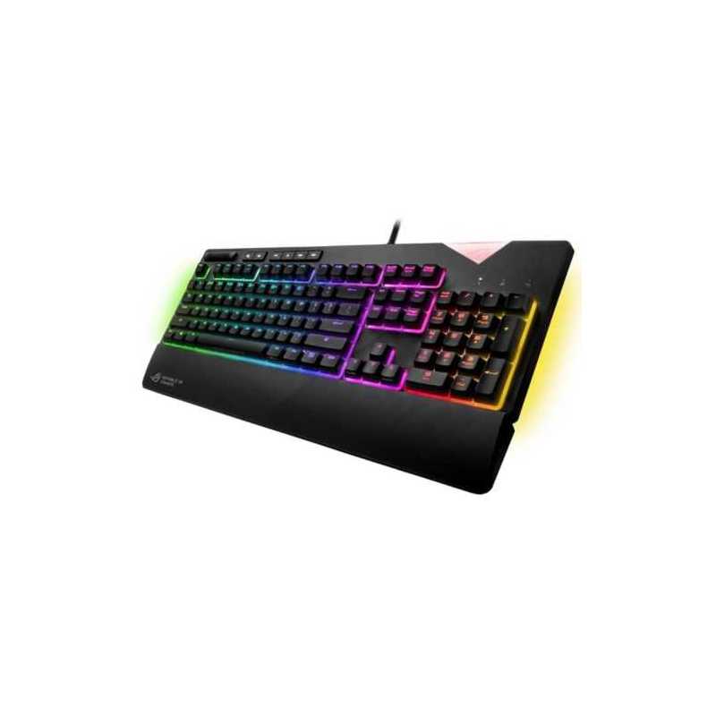 Asus ROG STRIX FLARE Mechanical RGB Gaming Keyboard, Cherry MX Red Switches, Macro & Media Keys, Aura Sync