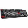 Asus STRIX SCOPE PBT Wired Mechanical Gaming Keyboard, Cherry MX Red, Xccurate Ctrl Key, PBT keycaps, Stealth Key, Aluminium Frame, Ergonomic Wrist Rest