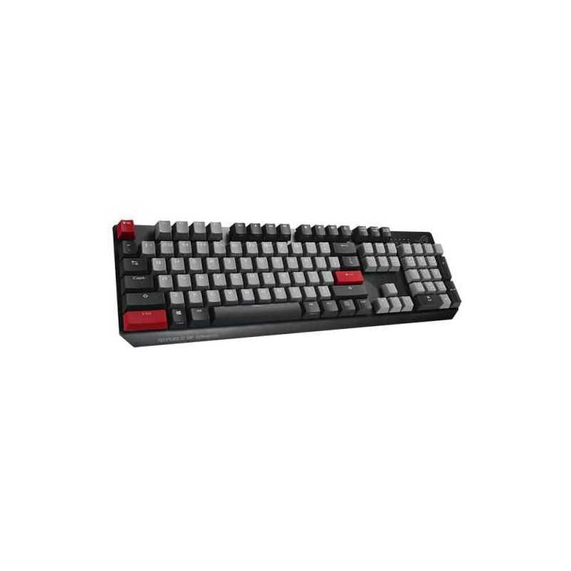 Asus STRIX SCOPE PBT Wired Mechanical Gaming Keyboard, Cherry MX Red, Xccurate Ctrl Key, PBT keycaps, Stealth Key, Aluminium Frame, Ergonomic Wrist Rest