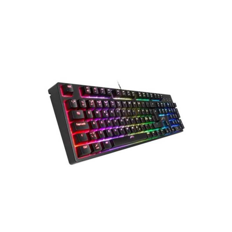Xtrfy K3-RGB Mem-Chanical Gaming Keyboard, Mechanical Feel Switches, RGB Lighting, Anti Ghosting Keys