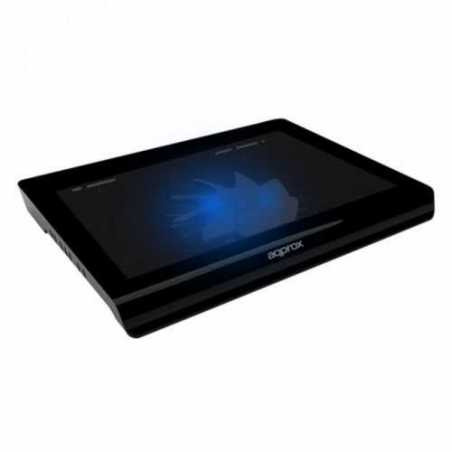 Approx (APPNBC06B) Laptop Cooler, up to 15.6", USB, Fan, Black, Ergonomic, LED