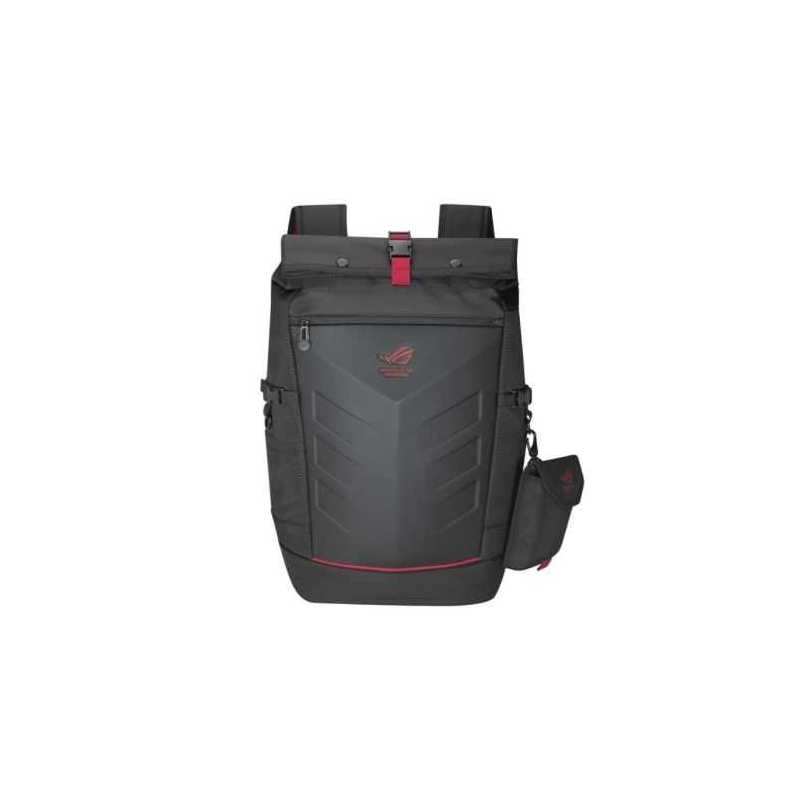 Asus ROG Ranger Backpack, up to 17" Laptops, Roll Top, Rain Cover, Black