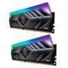 ADATA XPG Spectrix D41 RGB LED 16GB Kit (2 x 8GB), DDR4, 3200MHz (PC4-25600), CL16, XMP 2.0, DIMM Memory, Tungsten Grey