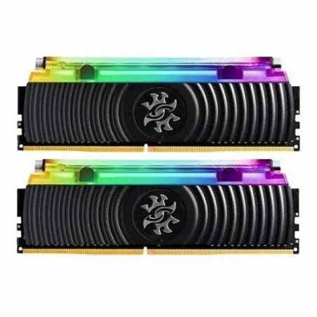 ADATA XPG Spectrix D80 RGB LED 16GB Kit (2 x 8GB), Hybrid Liquid/Air Cooling, DDR4, 3600MHz (PC4-28800), CL17, XMP 2.0, DIMM Memory, Black