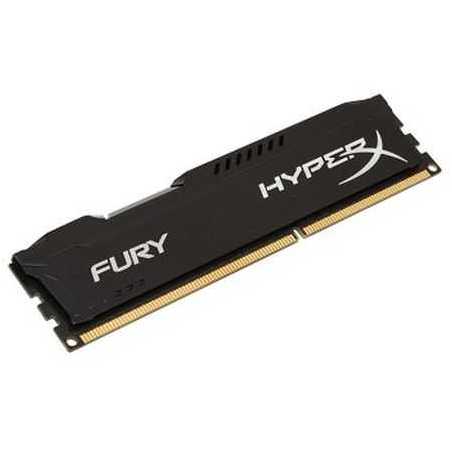 HyperX Fury Black 4GB, DDR3, 1600MHz (PC3-12800), CL10, DIMM Memory