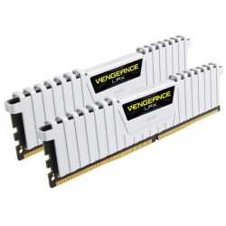 Corsair Vengeance LPX 16GB Kit (2 x 8GB), DDR4, 3000MHz (PC4-24000), CL15, XMP 2.0, DIMM Memory, White