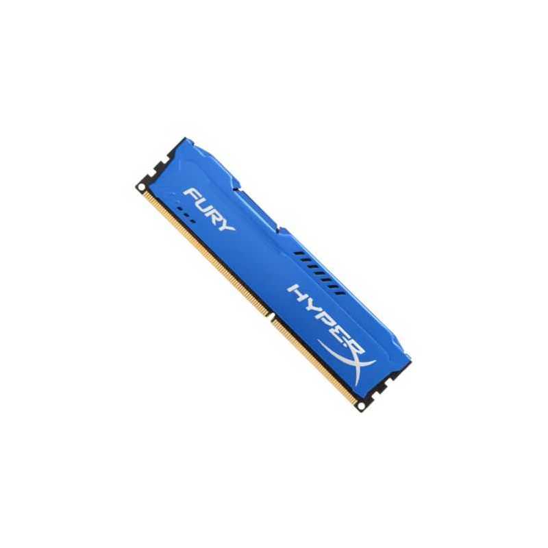 HyperX Fury Blue 4GB, DDR3, 1600MHz (PC3-12800) CL10 DIMM Memory