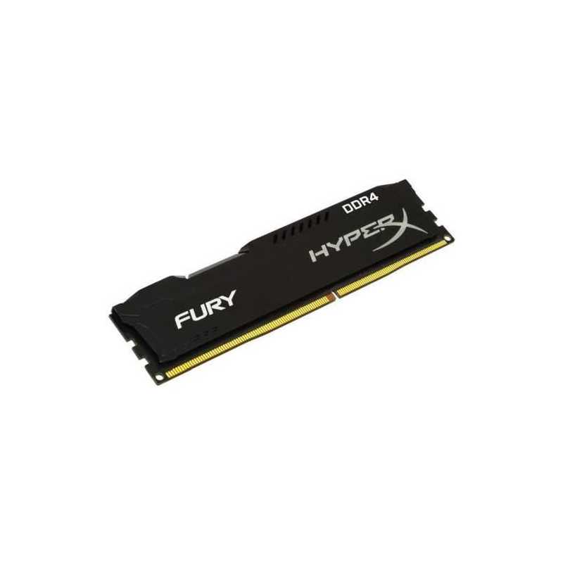 HyperX Fury Black 4GB, DDR4, 2400MHz (PC4-19200), CL15, 1.2V, XMP 2.0, DIMM Memory
