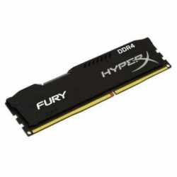 HyperX Fury Black 8GB, DDR4, 2400MHz (PC4-19200), CL15, 1.2V, XMP 2.0, DIMM Memory, Single Rank