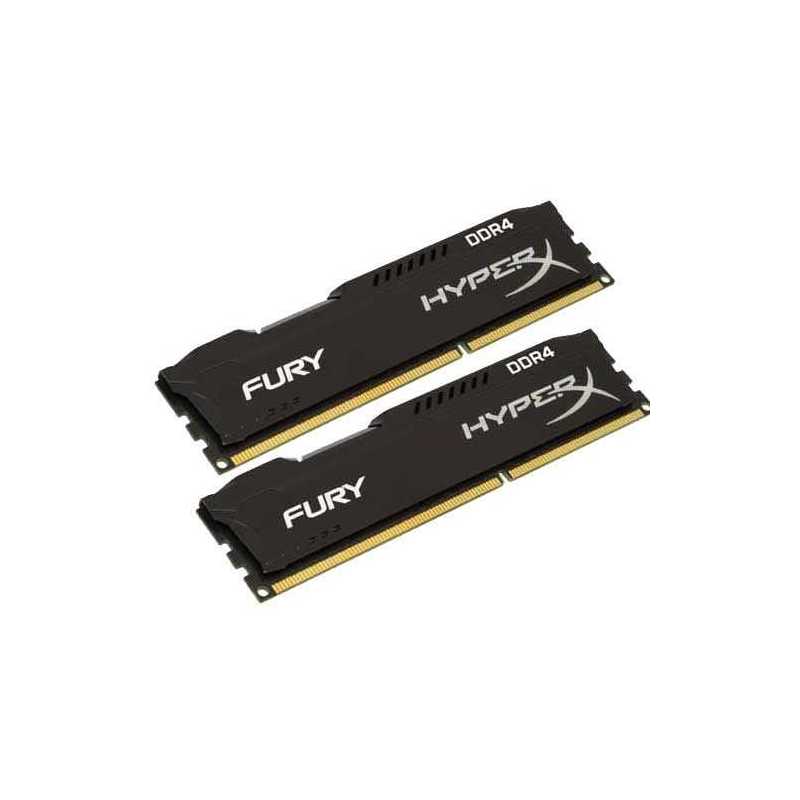 HyperX Fury Black 32GB Kit (2 x 16GB), DDR4, 2400MHz (PC4-19200), CL15 ...