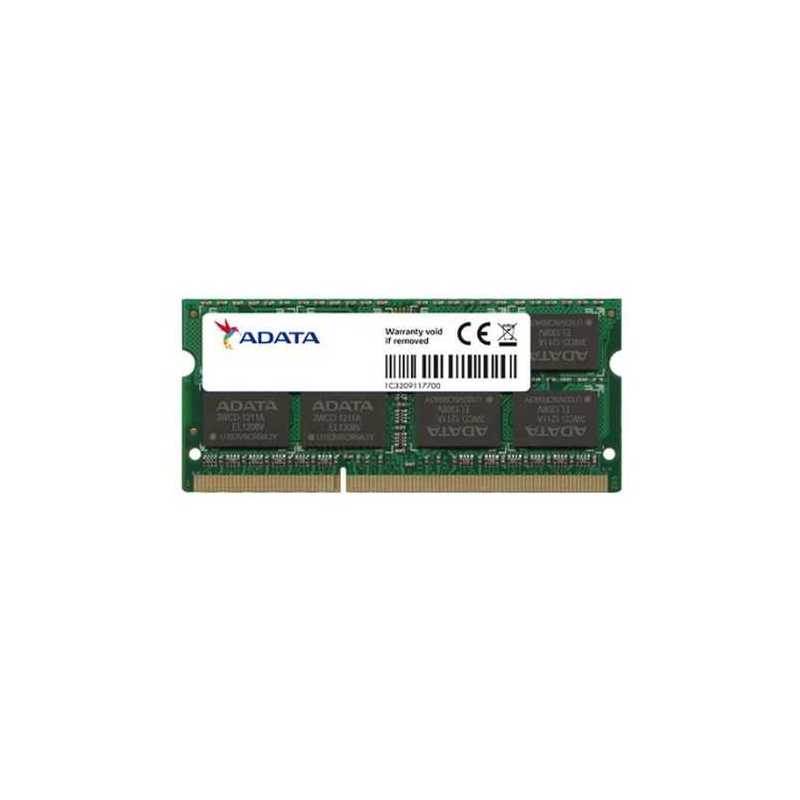 ADATA Premier 4GB, DDR3, 1600MHz (PC3-12800), CL11, SODIMM Memory, Single Rank