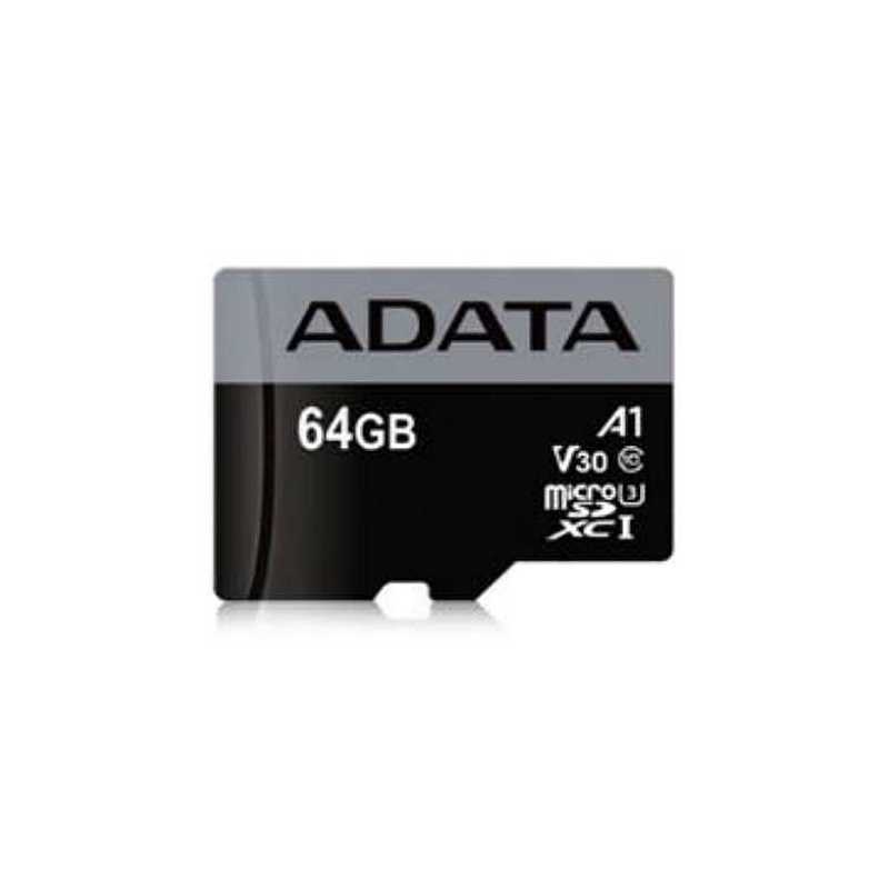 ADATA 64GB Premier Micro SDXC Card, UHS-I Class 10 with A1 App Performance