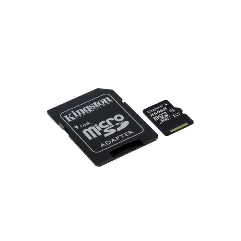 Kingston 256GB Canvas Select Micro SDXC Card with SD Adapter, Class 10