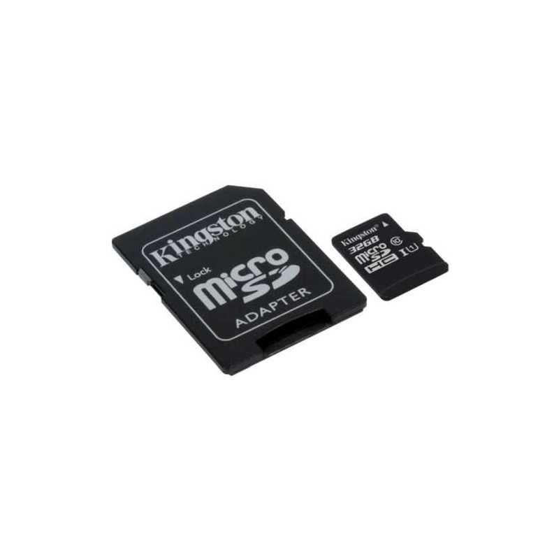 Kingston 32GB Canvas Select Micro SD Card with SD Adapter, Class 10