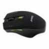 Jedel (W400) Wireless Optical Gaming Mouse, 800-1600 DPI, USB, DPI Switch, Black & Green