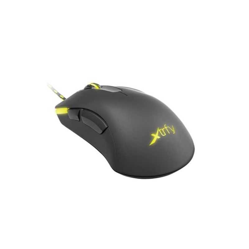 Xtrfy M1 Wired Optical Gaming Mouse, USB, 4000 DPI, Omron Switches, 5 Buttons, LED, Black