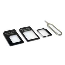 Sandberg SIM Card Adapter Kit, 4-in-1, 5 Year Warranty