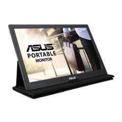 Asus 15.6" Portable IPS Monitor (MB169C+), 1920 x 1080, USB Type-C, USB-powered, Ultra-slim, Asus Eye Care, Smart Case Stand