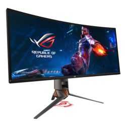 Asus 34" Ultra-Wide ROG Swift Monitor (PG349Q), 21:9, IPS, 3440 x 1440, 4ms, HDMI, DP, G-SYNC, Speakers, RGB Lighting, VESA