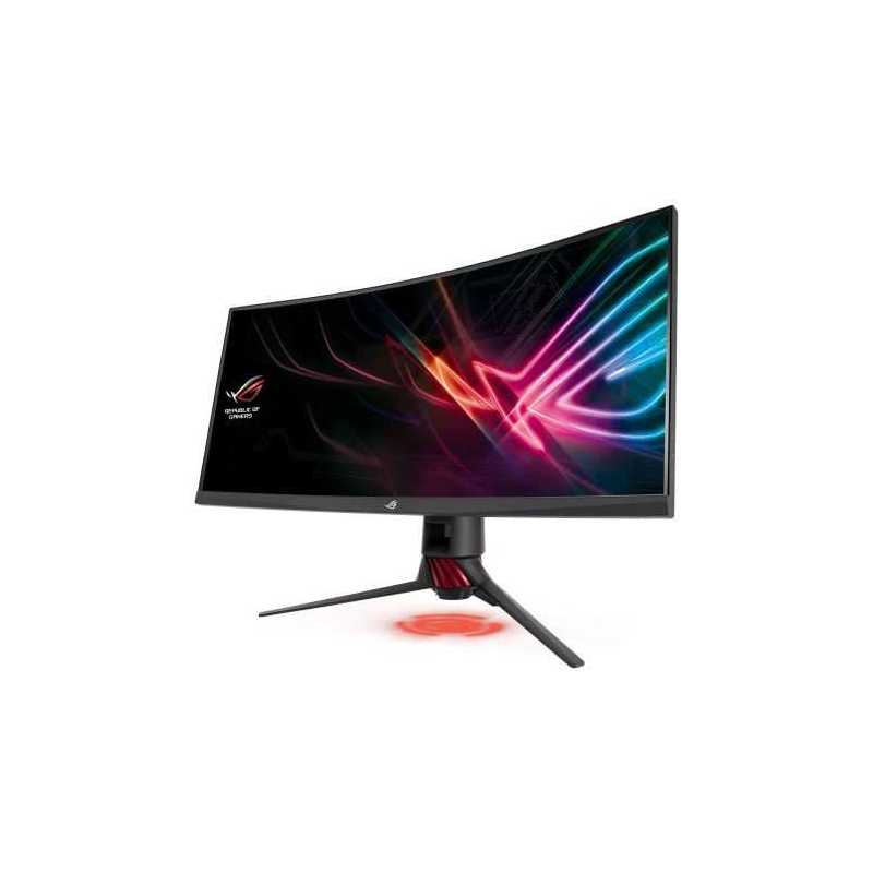 Asus 35" ROG Strix UWQHD Curved Gaming Monitor (XG35VQ), 21:9, 3440 x 1440, 4ms, HDMI, DP, 100Hz, FreeSync, RGB Lighting, VESA