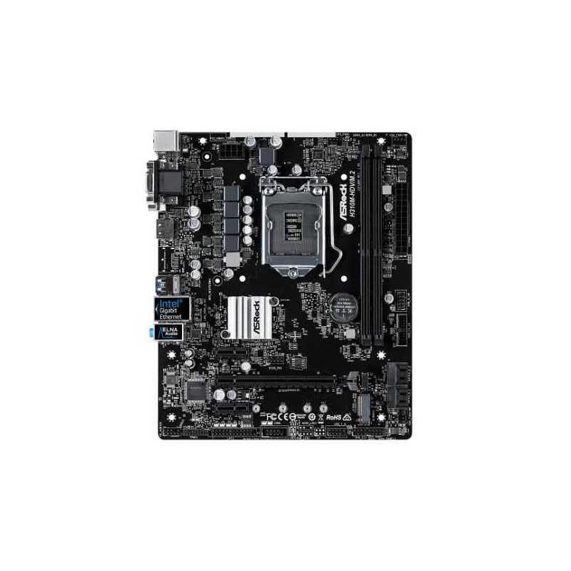 Asrock H310M-HDV/M.2, Intel H310, 1151, Micro ATX, DDR4, XFire, VGA, DVI, HDMI, M.2