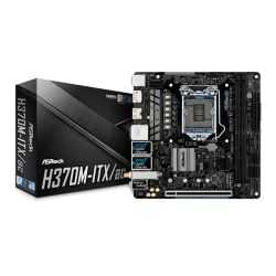 Asrock H370M-ITX/AC, Intel H370, 1151, Mini ITX, DDR4, 2 HDMI, DP, XFire, Wi-Fi,  Dual LAN, M.2