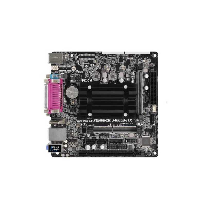 Asrock J4005B-ITX, Integrated Intel Dual-Core J4005, Mini ITX, DDR4 SODIMM, VGA, HDMI