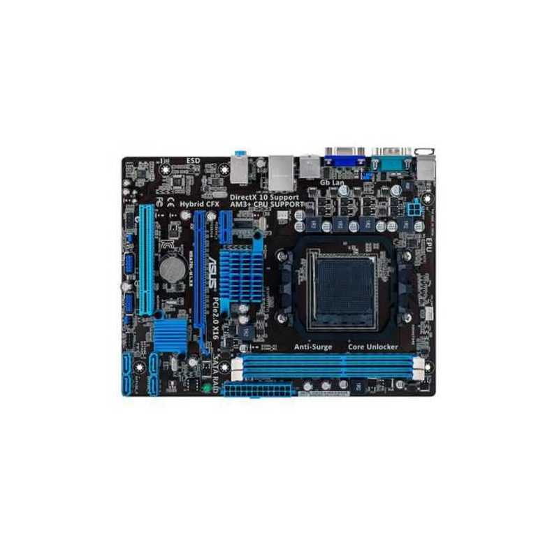 Asus M5A78L-M LX3, AMD 760G, AM3+, Micro ATX, 2 DDR3, RAID, USB2, 95W ...