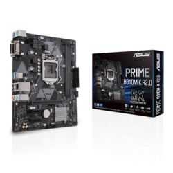 Asus PRIME H310M-K R2.0, Intel H310, 1151, Micro ATX, DDR4, VGA, DVI