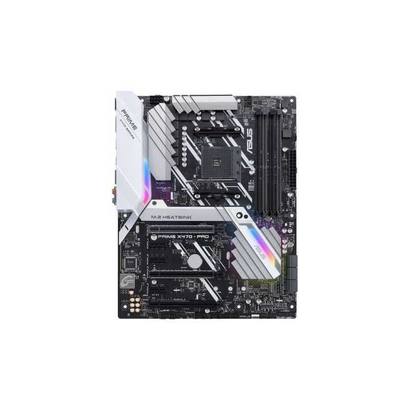 Asus PRIME X470-PRO, AMD X470, AM4, ATX, DDR4, HDMI, DP, SLI/XFire, Dual M.2, RGB Lighting