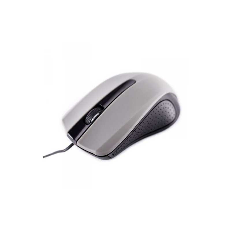 Approx APPOMLITEG Wired Optical Mouse, USB, 1000 DPI, Ergonomic, Grey