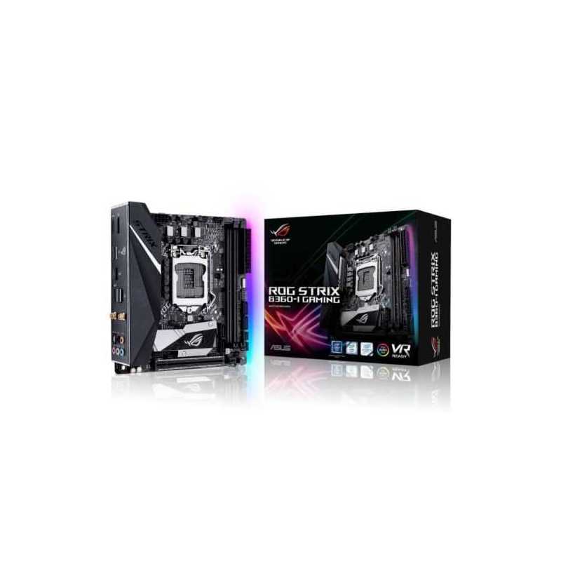 Asus ROG STRIX B360-I GAMING, Intel B360, 1151, Mini ITX, DDR4, HDMI, DP, Dual M.2, Wi-Fi, RGB Lighting